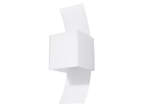 BRW Скляний настінний світильник Lima білий 067615 фото