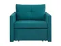 BRW Односпальний диван-ліжко Bunio з ящиком для зберігання синій, Trinity 29 Бірюза SO2-BUNIO-1FBK-G2_BCF518 фото