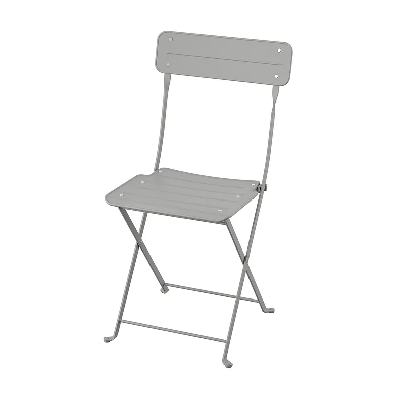 IKEA SUNDSÖ СУНДСЕ, стілець, вуличний, сірий 905.033.51 фото №1
