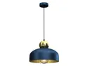 BRW Металлический подвесной светильник Harald темно-синего и золотого цвета 080944 фото thumb №1