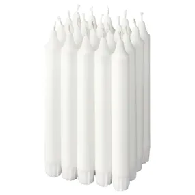 IKEA JUBLA ЮБЛА, неароматична свічка, білий, 19 см 601.919.16 фото