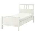 IKEA HEMNES ХЕМНЭС, каркас кровати, белая морилка / Лонсет, 90x200 см 890.195.72 фото thumb №1