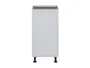 BRW Кухонный цокольный шкаф Верди 40 см правый светло-серый матовый, греноловый серый/светло-серый матовый FL_D_40/82_P-SZG/JSZM фото