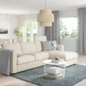 IKEA VIMLE ВІМЛЕ, 3-місний диван із кушеткою, з підголовником / Gunnared бежевий 293.991.03 фото thumb №2