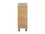BRW Кухонный шкаф Sole высотой 30 см с корзиной для груза дуб арлингтон, альпийский белый/арлингтонский дуб FH_DC_30/82_C-BAL/DAANO фото