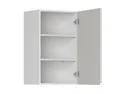 BRW Верхний кухонный шкаф 45 см правый светло-серый глянец, альпийский белый/светло-серый глянец FH_G_45/72_P-BAL/XRAL7047 фото thumb №3