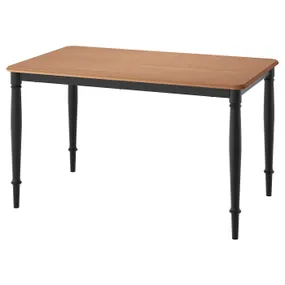 IKEA DANDERYD ДАНДЭРЮД, стол обеденный, сосна / черный, 130x80 см 604.431.46 фото