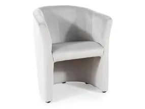 Крісло м'яке оксамитове SIGNAL TM-1 Velvet, Bluvel 03 - світло-сірий фото