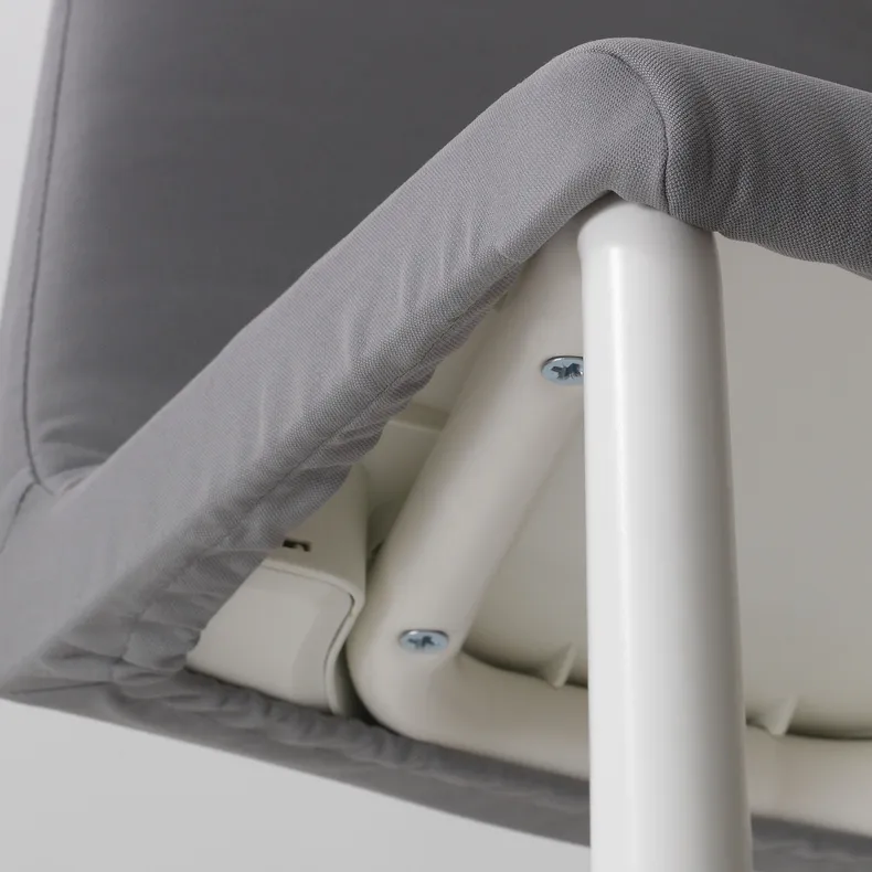 IKEA LANGUR ЛАНГУР, подушка-чохол для дитячого стільця, сірий 503.469.85 фото №4
