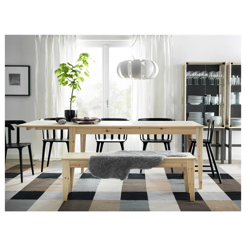 IKEA STOCKHOLM СТОКГОЛЬМ, килим, пласке плетіння, ручна робота / картатий коричневий, 250x350 см 602.290.33 фото №3