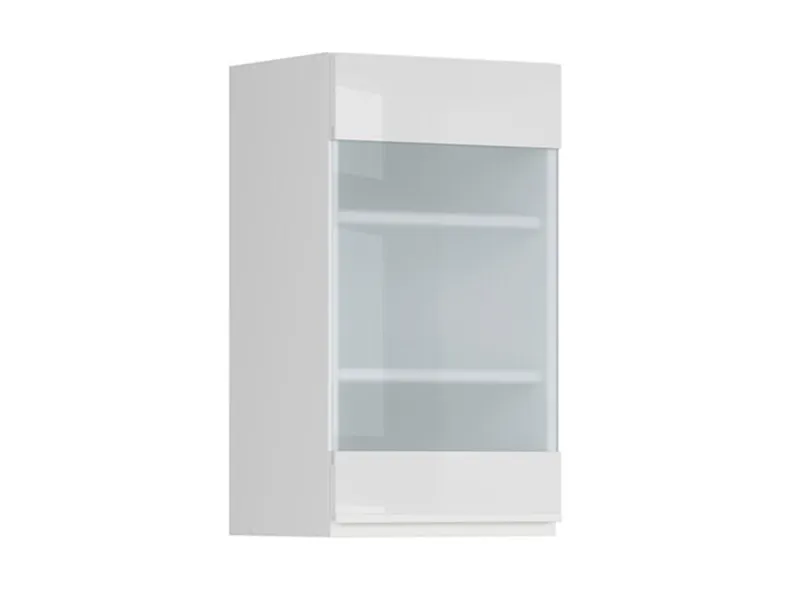 BRW Верхня права кухонна шафа 40 см з дисплеєм, білий глянець, альпійський білий/глянцевий білий FH_G_40/72_PV-BAL/BIP фото №2