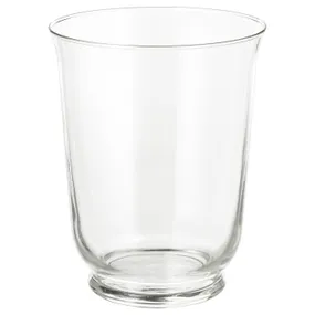 IKEA POMP ПОМП, ваза / фонарь, прозрачное стекло, 18 см 803.265.37 фото