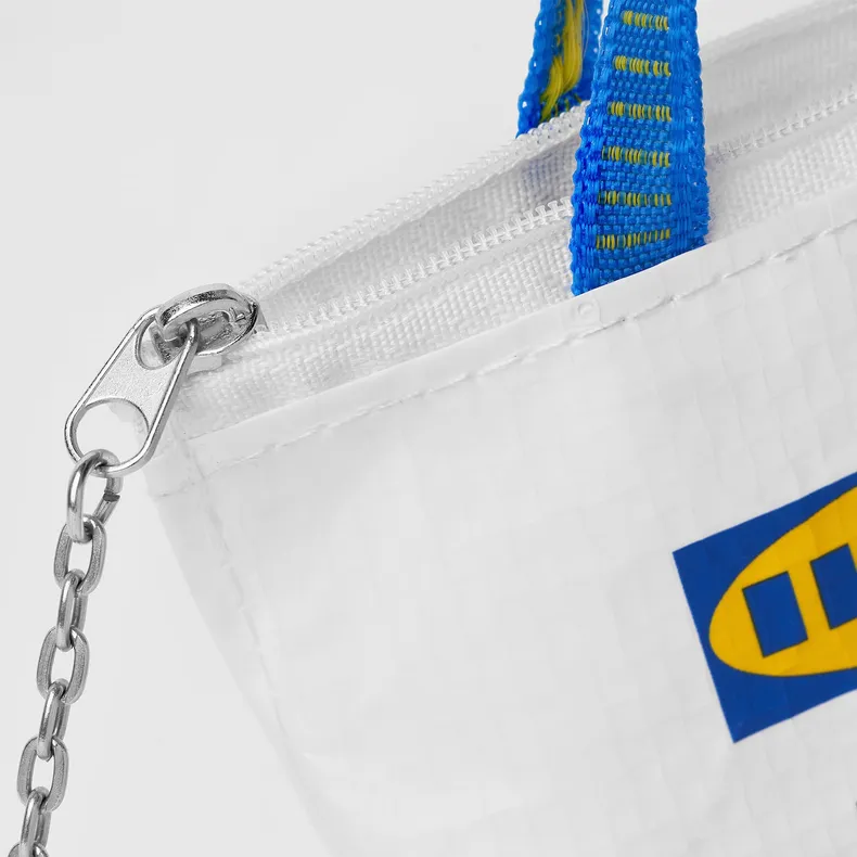 IKEA KNÖLIG КНЕЛІГ, кільце для ключів, маленька біла, 9x7 см 006.007.47 фото №3