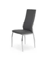 Кухонний стілець HALMAR K238 сірий, хром фото