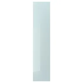 IKEA FARDAL ФАРДАЛЬ, дверцята, глянцевий світло-сіро-блакитний, 50x229 см 104.730.32 фото