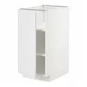IKEA METOD МЕТОД, підлогова шафа з полицями, білий / стенсундський білий, 40x60 см 494.607.93 фото thumb №1