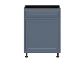 BRW Нижний кухонный шкаф Верди 60 см правый мистик матовый, черный/матовый FL_D1B_60/82_P/B-CA/MIM фото