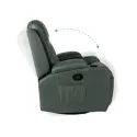 Масажне крісло MEBEL ELITE BOX, екошкіра: зелений фото thumb №13