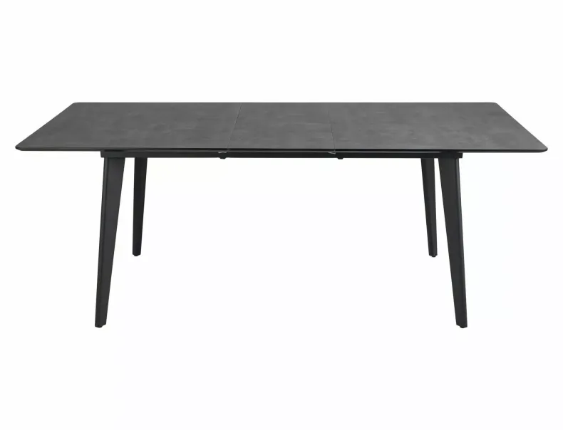 Стол обеденный раскладной SIGNAL RENE 160(200)х90, серый фото №4