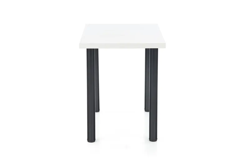 Кухонный стол HALMAR MODEX 2 90x60 см цвет столешницы - белый, ножки - черные фото №2