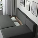 IKEA ÄLVDALEN ЕЛЬВДАЛЕН, 3-місний диван із кушеткою, КНІСА темно-сірий 205.306.64 фото thumb №5