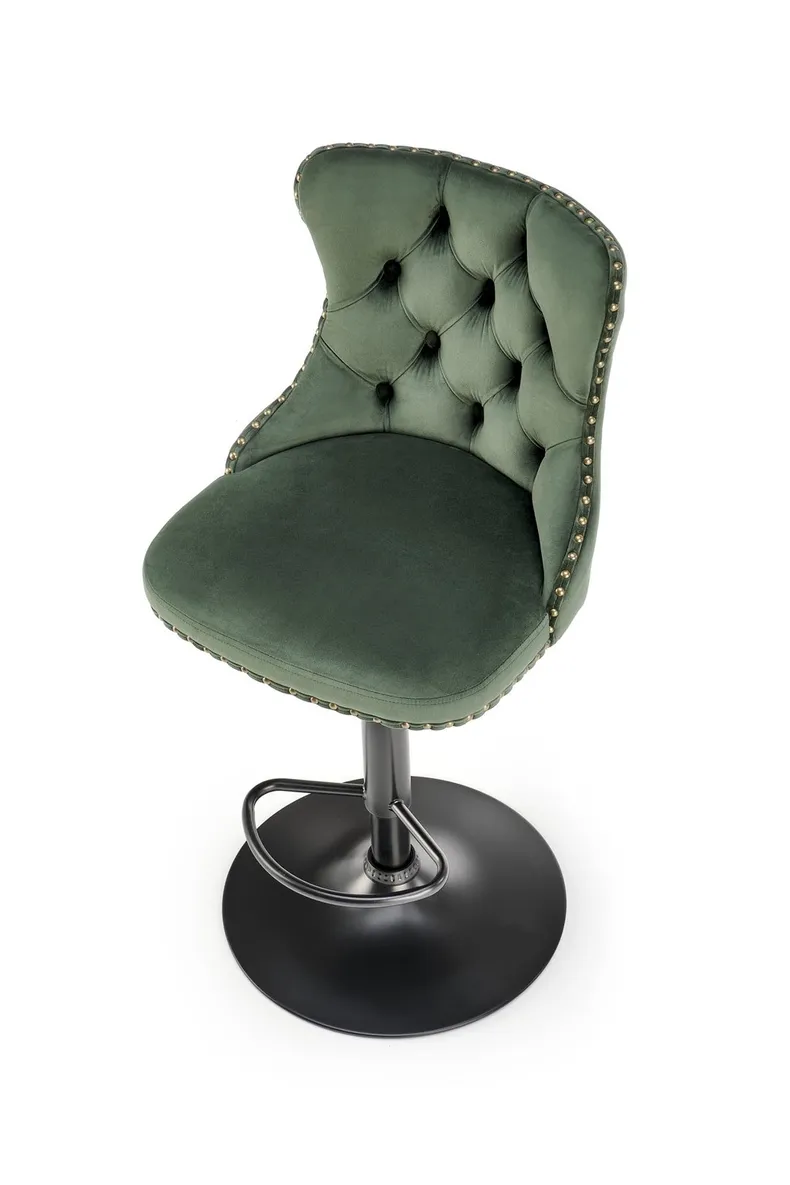 Барний стілець HALMAR H117 темно-зелений фото №10
