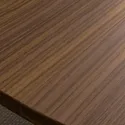 IKEA MITTZON МІТТЗОН, стіл для конференцій, шпон горіха круглий / чорний, 120x75 см 195.305.04 фото thumb №9