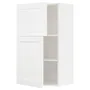IKEA METOD МЕТОД, навесной шкаф с полками / 2дверцы, белый Энкёпинг / белая имитация дерева, 60x100 см 894.734.68 фото