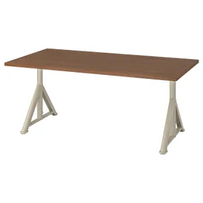 IKEA IDÅSEN ІДОСЕН, письмовий стіл, коричневий / бежевий, 160x80 см 892.810.30 фото