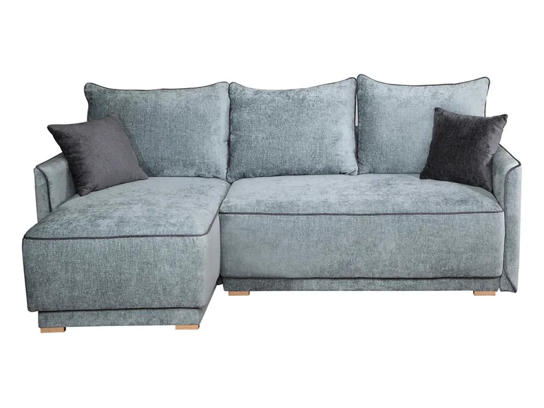 BRW Кутовий розкладний диван Oso з ящиками для зберігання сіра тканина, Perfect Harmony 72 / Perfect Harmony 90 NA-OSO-LEWY-G1_BB676C фото №1