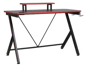Стол компьютерный SIGNAL B-202, красный / черный фото