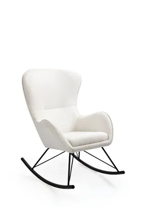М'яке крісло-гойдалка HALMAR LIBERTO 3, білий фото