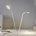 IKEA HÅRTE ХОРТЕ, рабочая лампа, светодиодная, белый / серебристый 102.382.71 фото thumb №3