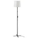 IKEA BARLAST БАРЛАСТ, торшер, чорний/білий, 150 см 104.303.68 фото thumb №1