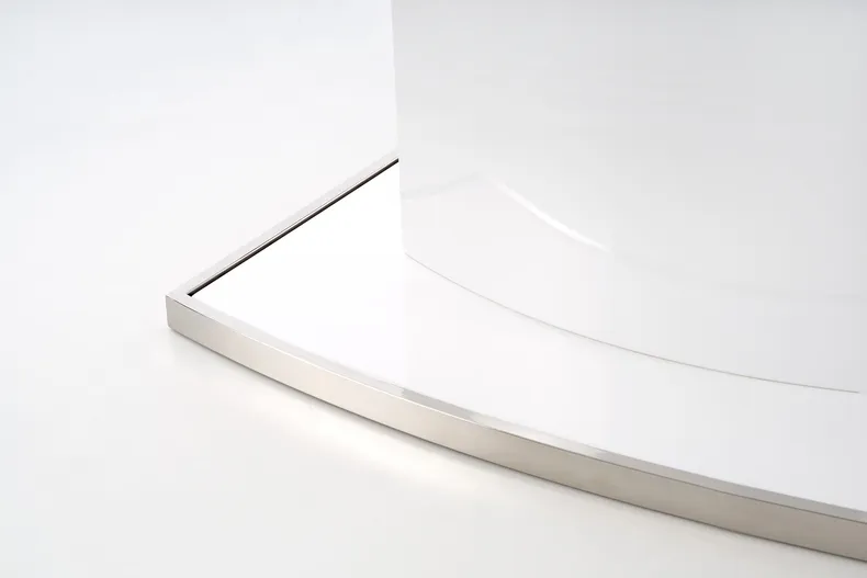Кухонный стол раскладной HALMAR FEDERICO 120-160x120 см белый, PRESTIGE LINE фото №5