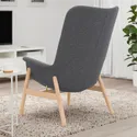 IKEA VEDBO ВЕДБУ, крісло із високою спинкою, Gunnared темно-сірий 805.522.24 фото thumb №3