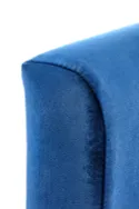 Кресло мягкое HALMAR CLUBBY 2 темно-синий/натуральный фото thumb №9