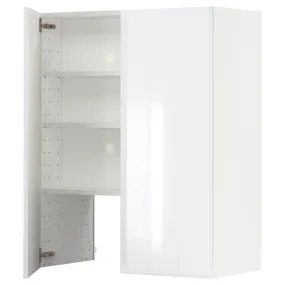 IKEA METOD МЕТОД, настінн шаф д / витяжки з полиц / дверц, білий / РІНГХУЛЬТ білий, 80x100 см 795.042.91 фото