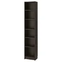 IKEA BILLY БІЛЛІ, книжкова шафа, темно-коричневий під дуб, 40x28x202 см 604.927.78 фото thumb №1