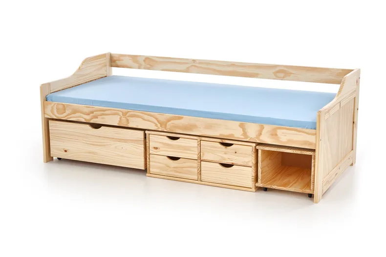 Односпальне ліжко HALMAR MAXIMA 2 90x200 см з масиву сосни фото №5
