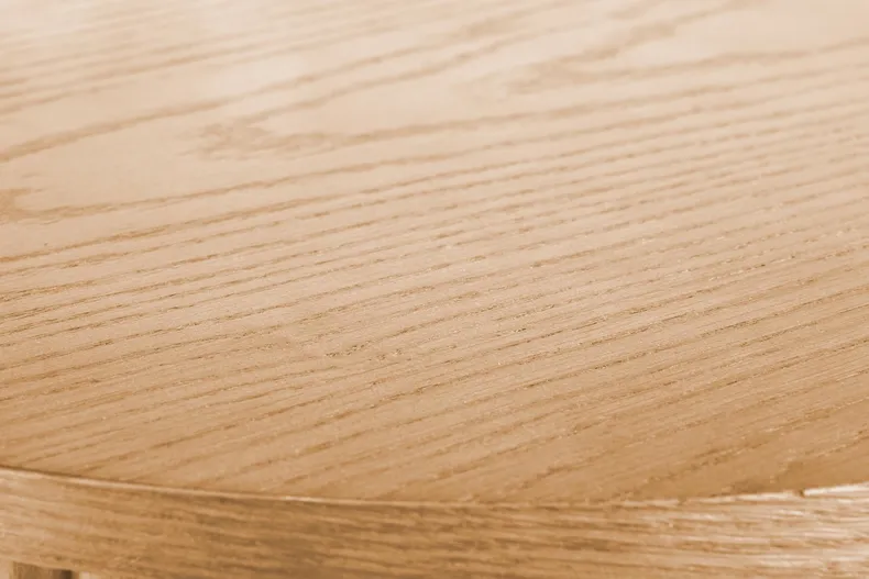 Журнальный столик деревянный круглый HALMAR WOODY, 80x80 см, натуральный фото №7