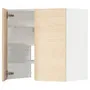 IKEA METOD МЕТОД, настінн шаф д / витяжки з полиц / дверц, білий / АСКЕРСУНД під світлий ясен, 60x60 см 295.052.50 фото