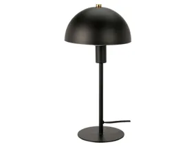 BRW Грибная металлическая настольная лампа черного цвета 093022 фото
