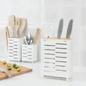 IKEA AVSTEG АСВСТЕГ, підставка для ножів, бамбук/білий, 23 см 105.316.83 фото thumb №6