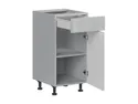 BRW Top Line кухонный базовый шкаф 40 см правый с ящиком серый глянцевый, серый гранола/серый глянец TV_D1S_40/82_P/SMB-SZG/SP фото thumb №3
