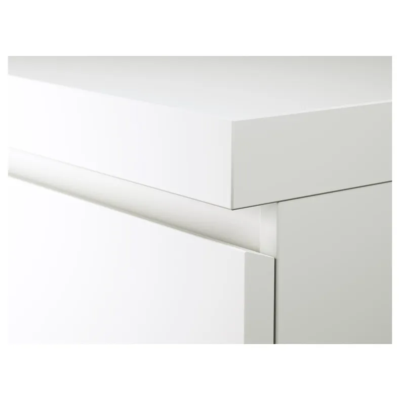 IKEA MALM МАЛЬМ, письмовий стіл, білий, 140x65 см 602.141.59 фото №6