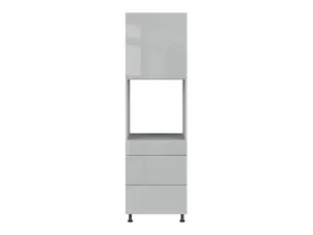 BRW Top Line 60 см правосторонний кухонный шкаф с ящиками серый глянец, серый гранола/серый глянец TV_DPS_60/207_2SMB/SMB/P-SZG/SP фото