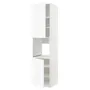 IKEA METOD МЕТОД, висока шафа для дух, 2 дверцят / пол, білий Енкопінг / білий імітація дерева, 60x60x240 см 994.735.47 фото