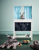 IKEA SPISIG СПІСІГ, іграшкова кухня із шторами, 55x37x98 см 904.171.98 фото thumb №11