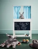 IKEA SPISIG СПАЙСИГ, детская кухня с гардинами, 55x37x98 см 904.171.98 фото thumb №11